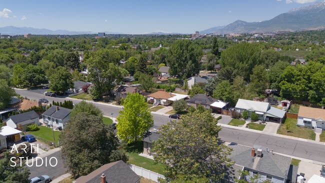 Aerial perspective of suburban area featuring mountains | Image 19