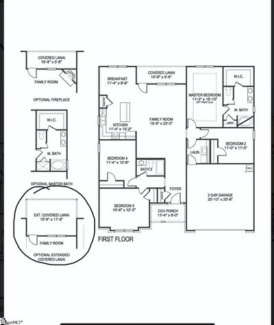 LOT-149 - 337 Cypress Hollow Trail, House other with 4 bedrooms, 2 bathrooms and 2 parking in Piedmont SC | Image 3