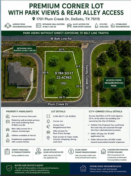 1701 Plum Creek Dr, Desoto, TX, 75115-5345 | Card Image