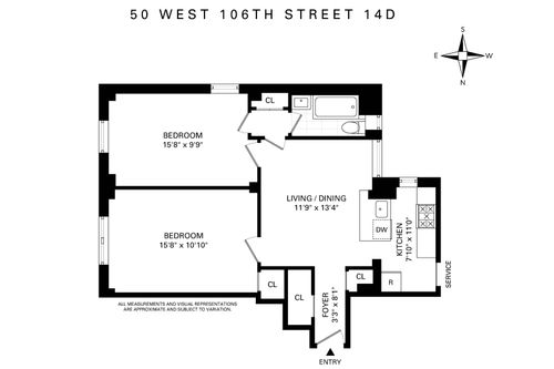 14d-50 W 106th St, New York, NY, 10025-3890 | Card Image