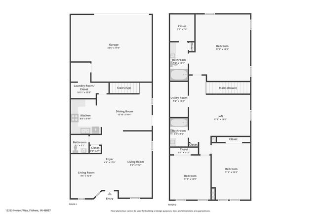 13355 Heroic Way, House other with 3 bedrooms, 3 bathrooms and null parking in Fishers IN | Image 39