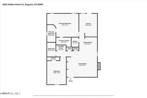 4006 Hidden Haven Ct, Augusta, GA, 30909-0318 | Card Image