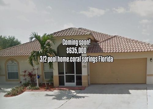 2606 Nw 123 Th Way, Coral Springs, FL, 33065 | Card Image