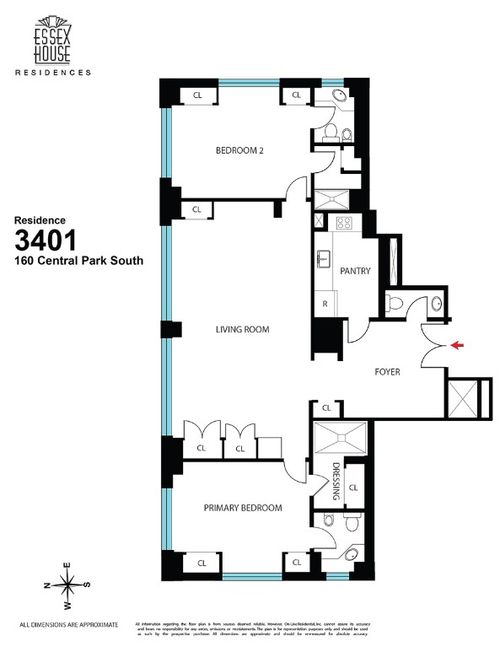 3401-160 Central Park S, New York, NY, 10019-1502 | Card Image