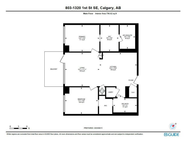 803 - 1320 1 Street Se, Condo with 2 bedrooms, 2 bathrooms and 1 parking in Calgary AB | Image 49