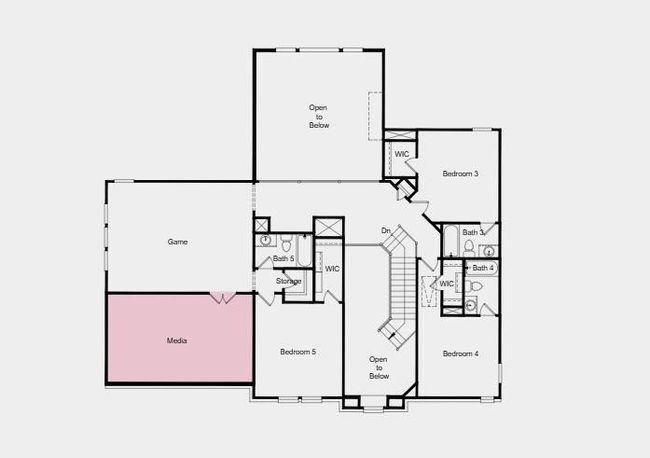 Structural Options Added Include: Media Library, Covered Outdoor Living, Extended Primary Suite, and 42' Door at Entry | Image 4