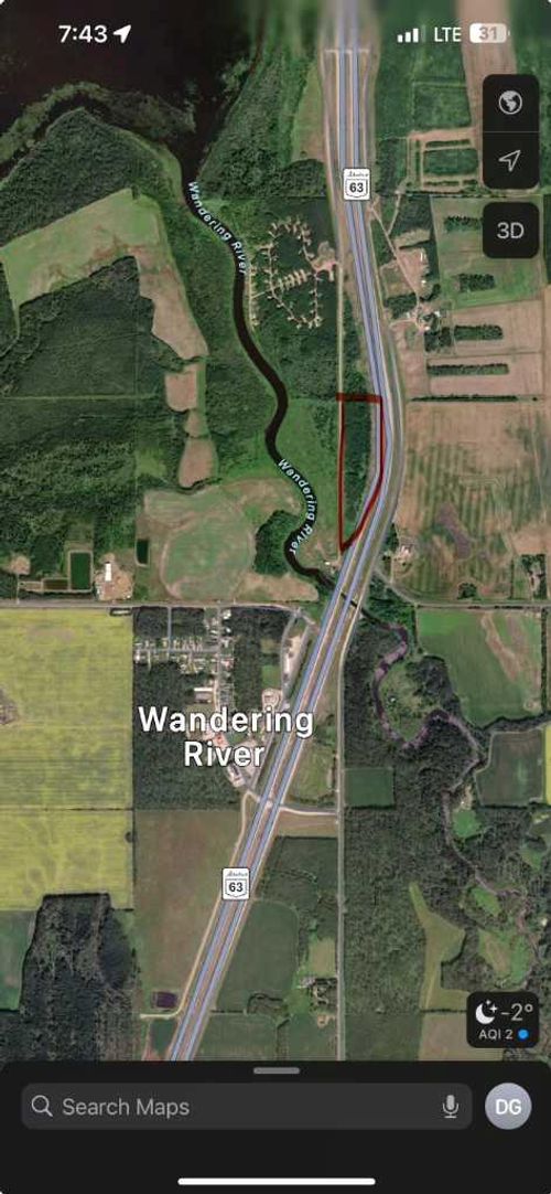 0 2422103 Block 1 Lot 1, Wandering River, AB, T0A3M0 | Card Image