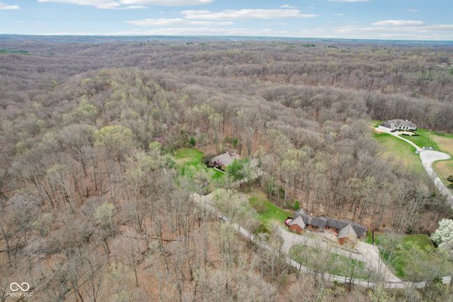 drone / aerial view with a wooded view | Image 65