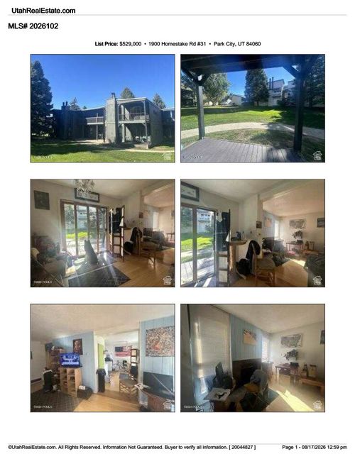 31-31 1900 Homestake Rd S, Park City, UT, 84060 | Card Image