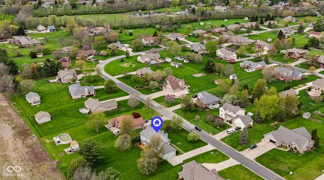 birds eye view of property featuring a residential view and a water view | Image 48