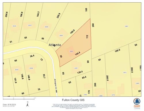 2001 Arlington Cir Nw, Atlanta, GA, 30318-6307 | Card Image