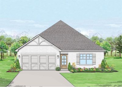 View of front of home featuring a garage and a front lawn | Image 1