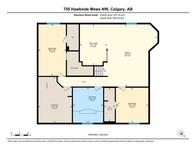 755 Hawkside Mews Nw, Home with 4 bedrooms, 3 bathrooms and 4 parking in Calgary AB | Image 50
