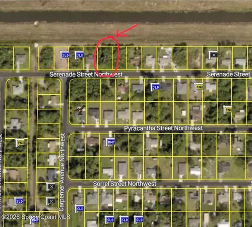 1025 Serenade St Nw, Palm Bay, FL, 32907-5934 | Card Image