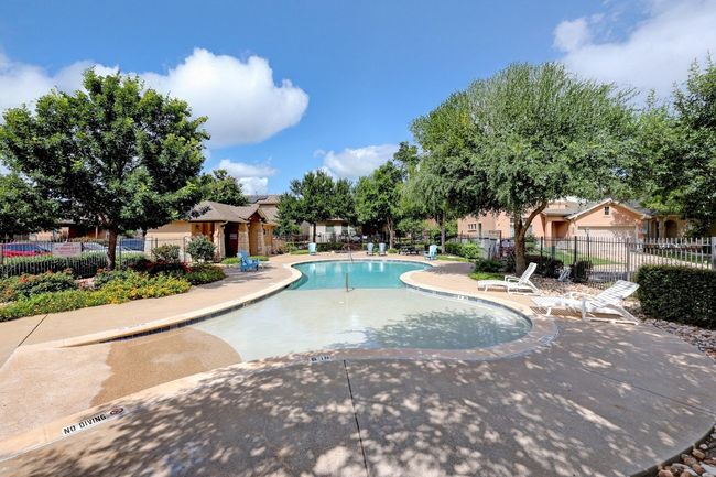 Gorgeous resort-style pool with a beach style entry and spacious wet lounge area. | Image 32