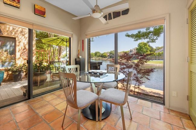View of Patio and community Lake, Willow Lake. | Image 6