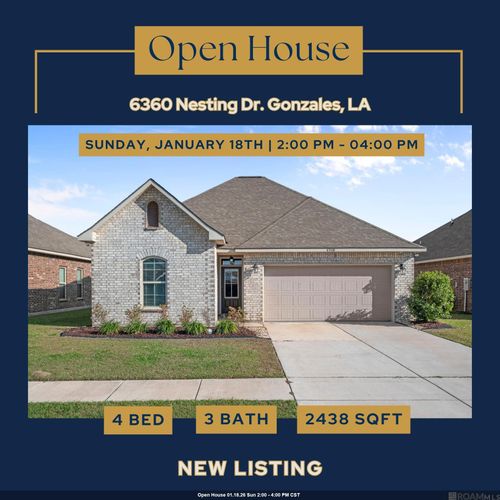 6360 Nesting Dr, Gonzales, LA, 70737-8644 | Card Image
