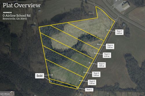 tract-6-0 Airline School Rd, Bowersville, GA, 30516 | Card Image