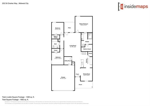 202 Saint Charles Way, Midwest City, OK, 73130 | Card Image