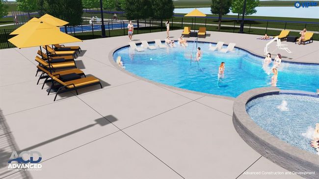 Whether you’re taking a refreshing dip, soaking up the sun, or enjoying the tranquil ambiance, the pool area offers a luxurious retreat right in your community. | Image 32
