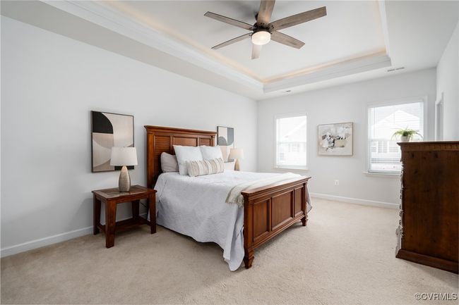 Primary Bedroom with Tray Ceiling | Image 13