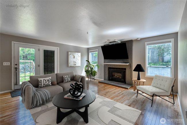 Virtually Staged Den | Image 15