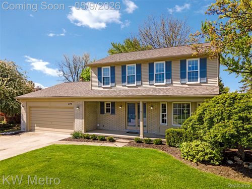 477 Coldiron Dr, Rochester Hills, MI, 48307-3815 | Card Image