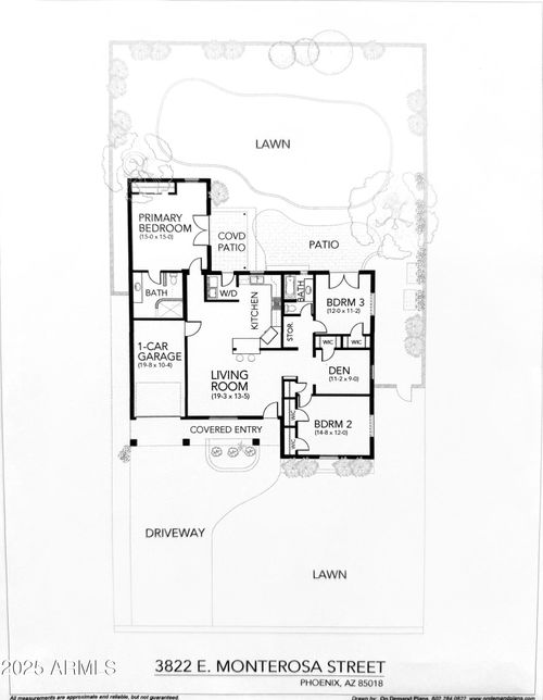 3822 E Monterosa St, Phoenix, AZ, 85018-4819 | Card Image