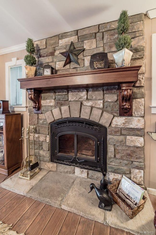 Floor to ceiling stone fireplace | Image 22