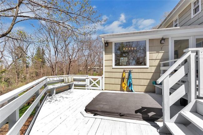 Deck with hot tub. | Image 15