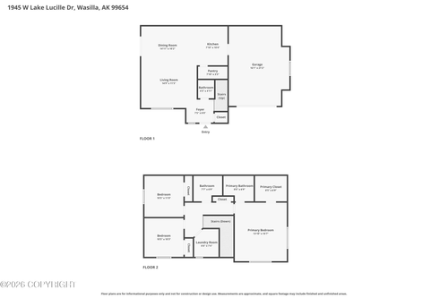 1945 W Lake Lucille Dr, Wasilla, AK, 99654-7936 | Card Image