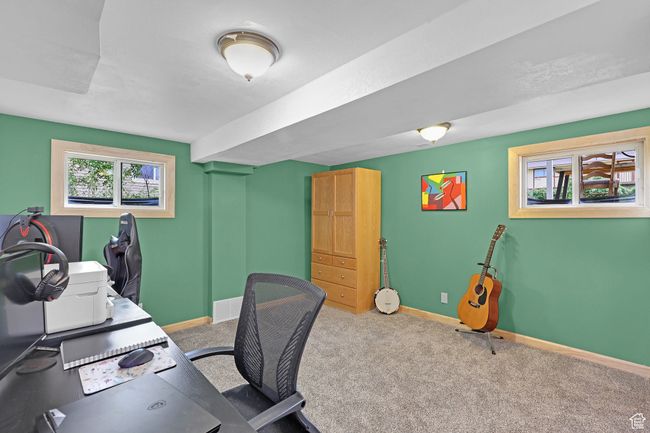 Carpeted office space featuring baseboards | Image 23