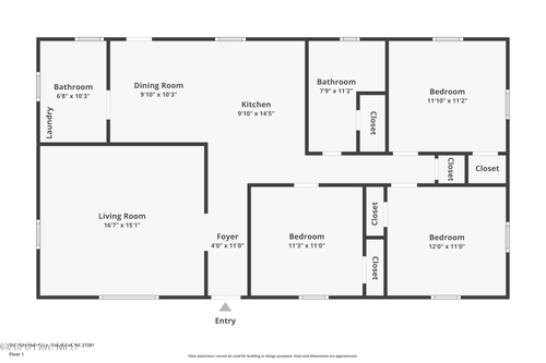 108 Woodberry Ln, Jackson Springs, NC, 27281-8196 | Card Image