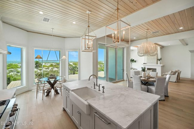 Custom Kitchen, Sub Zero Fridge, Freezer, Wolf 48" Range, T & G Ceiling | Image 9