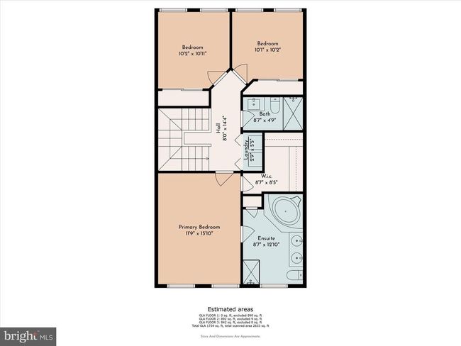 3129 W Brighton St, Townhouse with 3 bedrooms, 3 bathrooms and null parking in FURLONG PA | Image 37