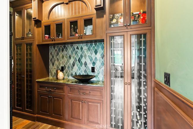 butler's pantry & dry bar with double wine cellar | Image 35