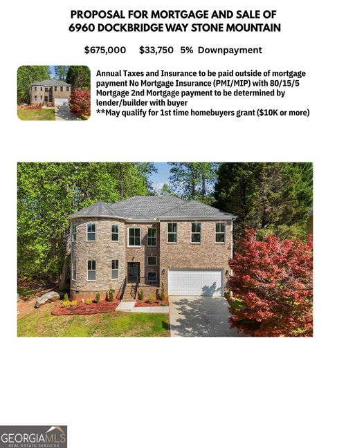 6960 Dockbridge Way, Stone Mountain, GA, 30087-5466 | Card Image