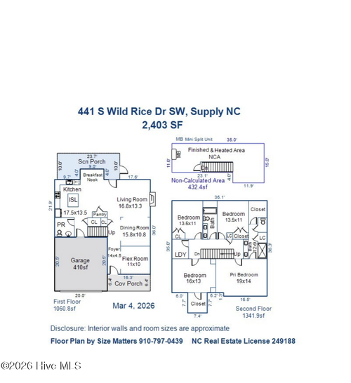 441 S Wild Rice Dr Sw, Supply, NC, 28462-0110 | Card Image
