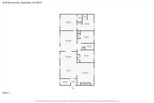 2018 Broome Rd, Hephzibah, GA, 30815-4243 | Card Image