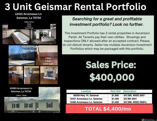 12431 Arceneaux Ln, Geismar, LA, 70734-3138 | Card Image
