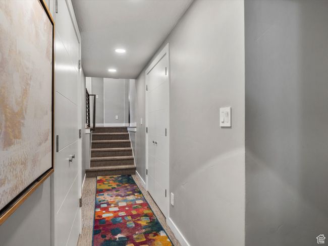 Corridor featuring stairway and recessed lighting | Image 28
