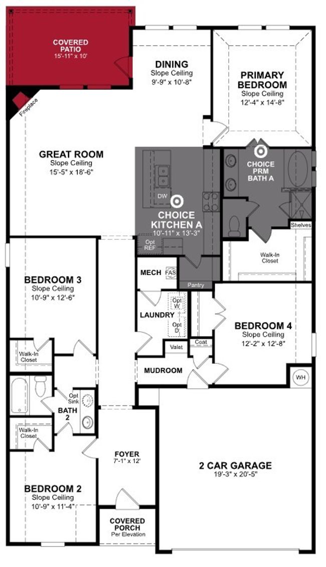 Beazer Homes Whitewing Trails Teton floorplan | Image 13