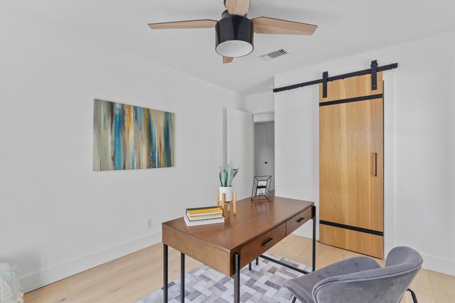 Each room features a modern sliding closet door. | Image 17