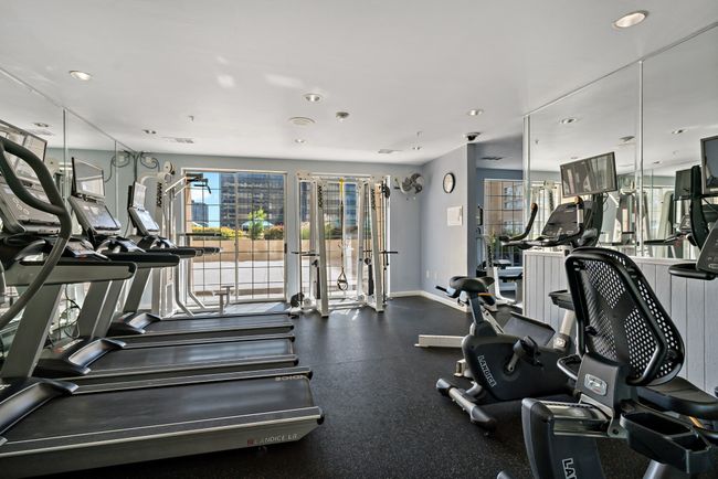 Exercise room featuring recessed lighting, baseboards, and visible vents | Image 24
