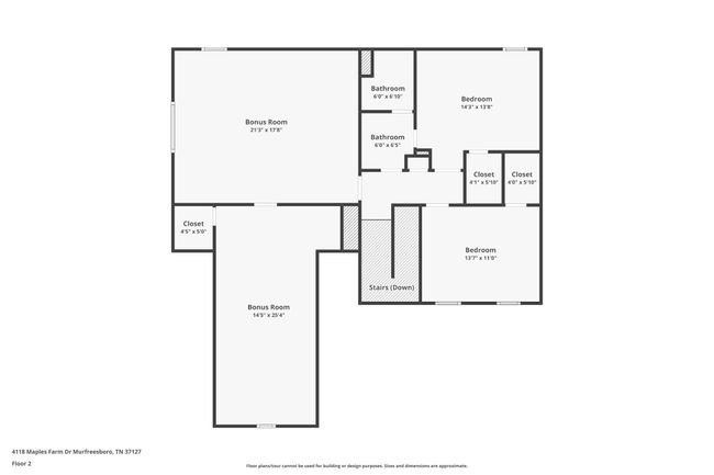 4118 Maples Farm Dr, House other with 5 bedrooms, 3 bathrooms and 2 parking in Murfreesboro TN | Image 36