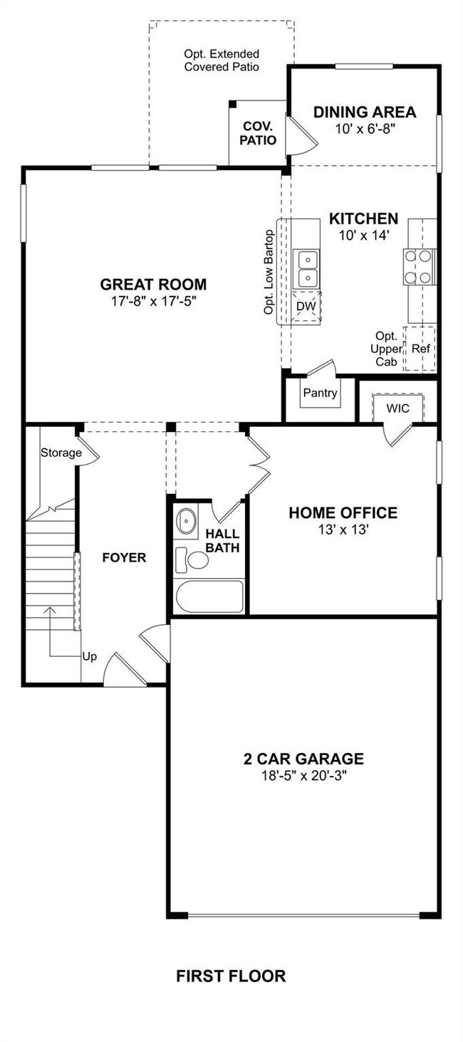 The Lockport II floor plan by K. Hovnanian® Homes. 1st Floor shown. *Prices, plans, dimensions, features, specifications, materials, and availability of homes or communities are subject to change without notice or obligation. | Image 15