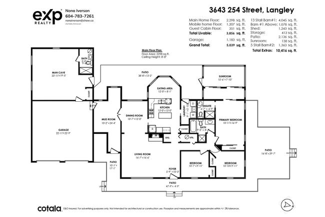3643 254 St, House other with 10 bedrooms, 7 bathrooms and 20 parking in Aldergrove BC | Image 38