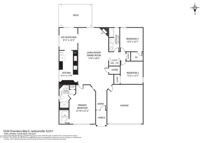 5526 Chambers Way, House other with 3 bedrooms, 2 bathrooms and null parking in JACKSONVILLE FL | Image 29