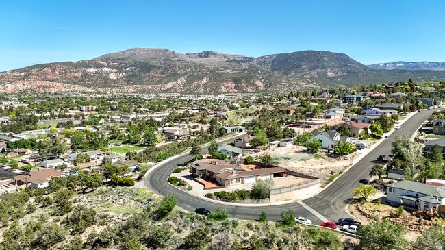 Aerial view of residential area with mountains | Image 59