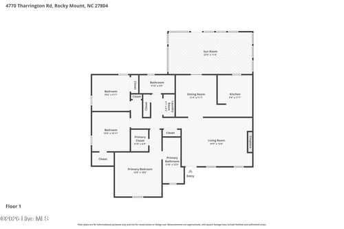 4770 Tharrington Rd, Rocky Mount, NC, 27804-9148 | Card Image